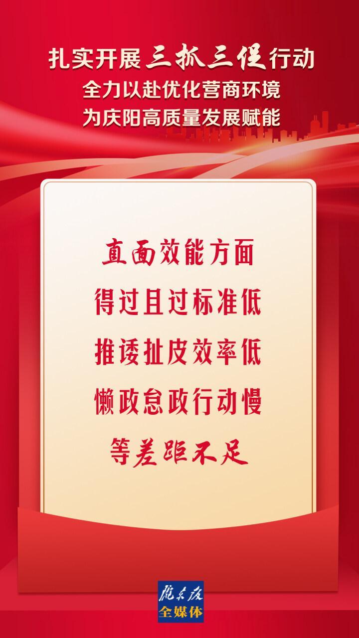 【三抓三促進(jìn)行時】微海報丨直面效能方面的差距不足，在轉(zhuǎn)變作風(fēng)上求突破